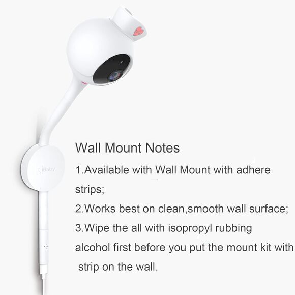 NWT IBaby Unisex M2C WiFi Baby Monitor Camera W FHD Audio/Night Vision-white - Picture 2 of 4